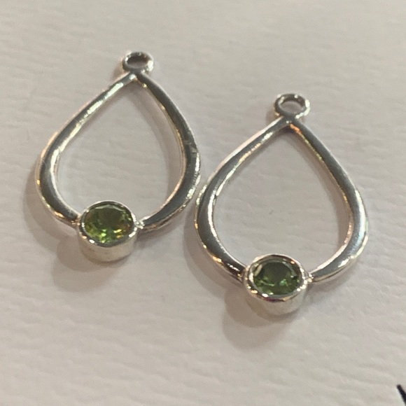 RETIRED Peridot Compose Earring Charms - Picture 3 of 4